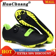 HUACHUANG 2021 NEW Cycling Shoes for Men and Women Cleats Shoes Cycling Shoes Mtb Sale Cycling Shoes Mtb Shimano Mountain Road Casual MTB SPD Cleats Bike Shoes Leather Rubber Cycling Shoes Men