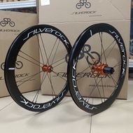 ล้ออัลลอยด์ SR42เงิน20 "406 451 1 1/8ขอบ V เบรก Aero 42Mm สำหรับ P8ระเบิดพับจักรยานมินิเวลโล่จักรยาน