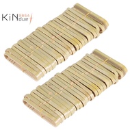 50Pcs Tongs Disposable Cooking Utensils Mini Bamboo Tongs Natural Toast Tongs for Cooking