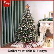 6ft 1000 Branch Automatic Christmas Tree with Pine Cones Premium Artificial PVC Art Navidad Xmas Decoration Tree