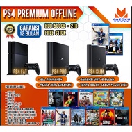 PREMIUM OFFLINE PS 4 PS 4 PS4 FAT / SLIM / PRO HDD 500 1TB 2TB 1 STICK FREE GAME PERMANENT PS MURAH