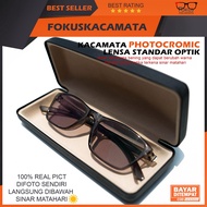 OPTICAL Standard Anti-UV Photochromic Lens Glasses can use prescriptions Minus -0.25 s/D -4.00 - Plu