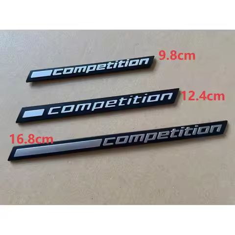 1X ABS COMPETITION Bar Underlined Emblem for Thunder Edition M1 M2 M3 M4 M5 M6 M7 M8 X3M X4M X5M X6M