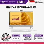 DELL 27"AIO EC27250 PEARL WHITE (Intel i5-1334U /16GB RAM (8Gx2)/512GB SSD /INTEL Iris/27"FHD /WIFI6