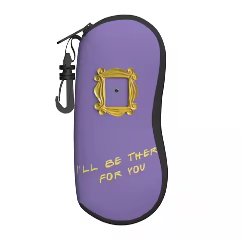 Custom I'll Be There For You Glasses Case Cool Friends TV Show Shell Eyeglasses Case Sunglasses Box