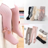 Baby Girl Tights Made of Soft 4-Way Stretch Wool for Babies 6-12 Months Old