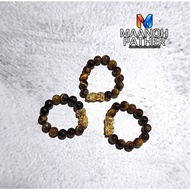 0.10GM-999 GOLD PIXIU RING-999 TIGER EYE PIXIU RING-999 PIXIU CINCIN-999 GOLD-999 TIGER EYE 4MM PIXI
