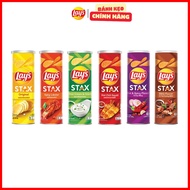 Lays Stax Potato Snacks, all flavors, large can 90g Date far, Quality guaranteed