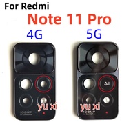 Rear Camera Glass For Redmi Note 11 Pro 5G 4G Back Camera Lens Glass Cover With Frame Holder Replace