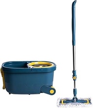 Automatic Mop Bucket Rotating Mop Household Lazy Mop Mop Rod Rotation Universal Water Pier Without Hand Washing Commemoration Day