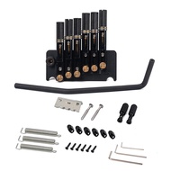 WK-1 Set 6 Strings or 7 strings Headless Guitar Fanned Fret Tailpiece Tremolo Bridge Black For Headl