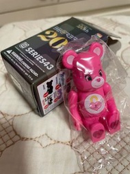 Be@rbrick series 43 pink care bear 粉紅隱藏版 100%