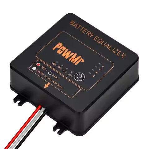 PowMr Battery Equalizer Battery Balancer for 24V 36V 48V System Solar Charge Controller for Gel Floo
