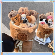 Capybara plush doll bouquet Cute Capybara doll toy Birthday gift bouquet Valentine gift bouquet