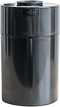 COFFEEVAC Pump It Out | Patented Airtight Coffee Container | Vacuum Container | Food Storage (Black,
