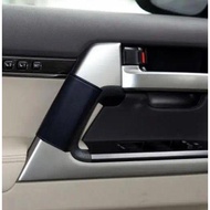 Car Door handle Protective  Microfiber Leather Cover Door handle leather case For Toyota Land Cruise