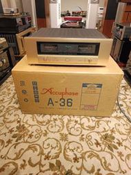 *銘鋒音響社* Accuphase A36 後級擴大機˙ 9成新 / 迷人雙大錶指針