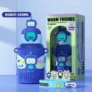 Brudon Cute Kids Hot And Cold Tumbler For boys girls Aqua flask thermos cup Water bottle with straw