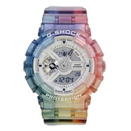 Casio GA-110MW-7A G-Shock Custom Watch- # Rainbow Fixed Size