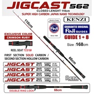 ROD ROD KENZI JIGCAST 562 Solid Carbon Fuji