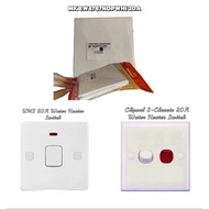 MK S8423 WH 20A Water Heater Switch / UMS 20A Water Heater Switch / Clipsal S-Classic 20A Water Heat