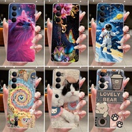 Casing For Realme C71 Case RMX5303 Silicone Aesthetic Cute Cat Cartoon Fashion Astronaut Transparent