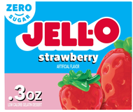 BỘT RAU CÂU - GELATIN VỊ DÂU TÂY - KHÔNG ĐƯỜNG - KHÔNG BÉO Jell-O Strawberry Sugar-Free Gelatin Mix