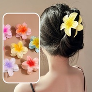 Women's Bohemian Style Hair Claw Clips With colorful Flower  Suitable For Daily Wear hair accessorie