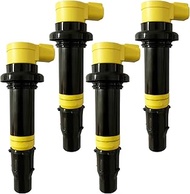 Performance Racing Ignition Coil Packs Set Of 4 Compatible With Yamaha EFI Motorcycle FZ1 FZS1 Vmax 