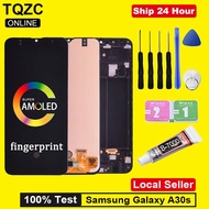 TQZC Original LCD For Samsung Galaxy A30 / A30S LCD Display Touch Screen Digitizer Assembly Replacem