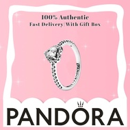 Pandora's Noble Heart Single Stone Ring 925 Silver 100% Original