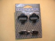 ☆╮輕車熟路╭☆ Wellgo 98A 黑色 SPD 系統 登山卡踏 鞋底板 卡片 4度