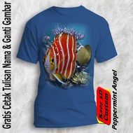 Peppermint Angel Tshirt Sea Fish Sea Fish Print T-Shirt/