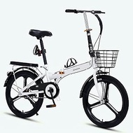 Folding bike 16/20/22 inch mountain bike, convenient and lightweight, foldable bicycle high carbon steel frame, portable bicycle for men, women and teenagers