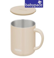 膳魔師 - 日本不銹鋼真空保溫杯 附杯蓋 保冷保暖 450ml JDG-452C (米色) 393188 不鏽鋼