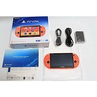 PS Playstation vita Wi-Fi model NEON ORANGE PCH-2000 ZA24 Japan game Near Mint