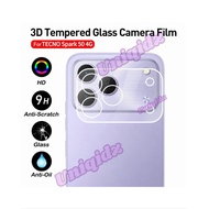 3D Camera Tempered Glass Tecno Spark 50 4G Camera Protector Curved Lens Protector
