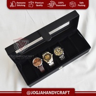 Full Black Watch Box Watch Box Watch Box Watch Box/ Contains 6