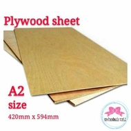 Plywood sheet 3/5/9mm(A2) 420mm x 594mm