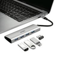 現貨 WiWU USB擴充器 四合一擴充器 Alpha A440 Type-C轉USB 3.0 轉接器可同步充電傳輸
