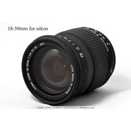 Sigma 18-50mm f/2.8 EX DC Macro Autofocus Zoom Lens (Nikon) Used
