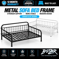 𝐁𝐌𝐙𝐀𝐑 𝙄𝙣 𝙎𝙩𝙤𝙘𝙠 DAY BED SINGLE METAL BED FRAME/KATIL BESI/SOFA BED/DAYBED 2 Seater Metal Sofa Bed
