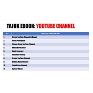 [BEST] eBook Panduan Basic Usahawan Youtube (Youtuber Viral)