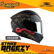 SPY Strike Breezy Fullface Single Visor Helmet w/ Free Extra Clear Visor