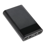 kebidumei | KEBIDUMEI 4x18650 Battery DIY Power Bank Case 5V 2A Dual USB Micro Type C Battery Storag
