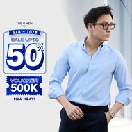 Men's shirt S26 Oxford Shirts with cool, sweat-absorbent form - THE GMEN ELEGANT EST 2017