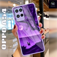 Softcase glass kaca karakter OPPO A54 Terbaru - [SW-02]- OPPO A54 [KAMERA PROTECH] - Casing Hp - Cas