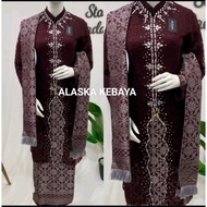 Ak Yura sequin brocade kebaya set/modern kebaya/mother-in-law's kebaya/invitation kebaya/LD 120 keba