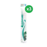 (แพ็ค 3) Dentiste Italy Tooth Brush Big-Blis แปรงสีฟันอิตาลี หัวแปรงขนาดใหญ่ จับถนัดมือ Blue Green Pink เดนทิสเต้