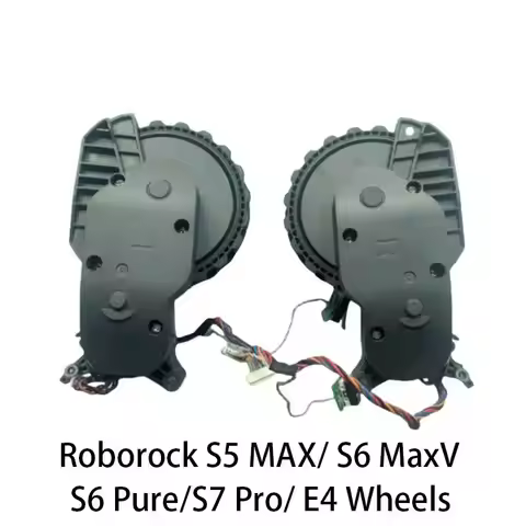 For Roborock S5 MAX/ S6 MaxV/S6 Pure/S7 Pro/ E4 Vacuum Cleaner Accessories Right WLeft alking Wheels